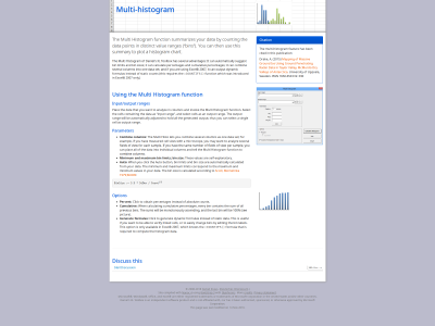 Multi-histogram
