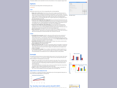 Annotate charts