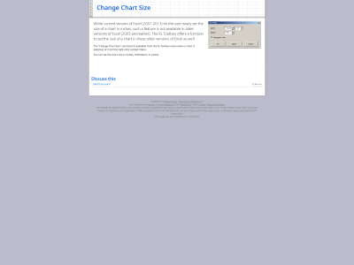Change chart size