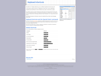 Keyboard shortcuts