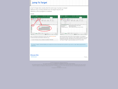 Jump to a target address