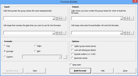 Formula builder screenshot