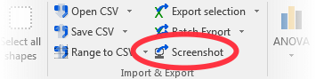 Screenshot-Export